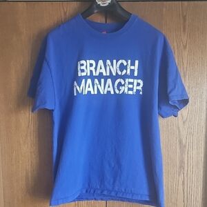 Blue Branch Manager Graphic T-Shirt